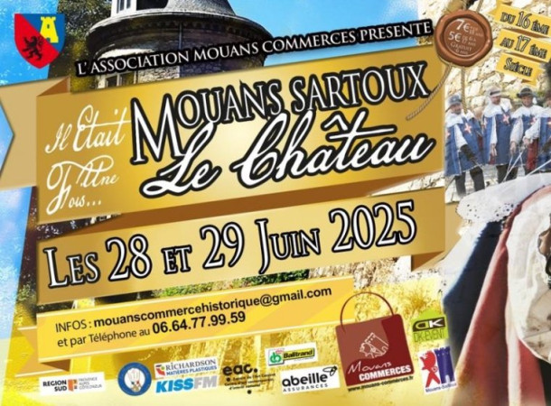 Fête historique à Mouans-Sartoux le 28 et 29 Juin